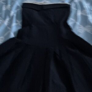 Elegant Black Strapless Dress